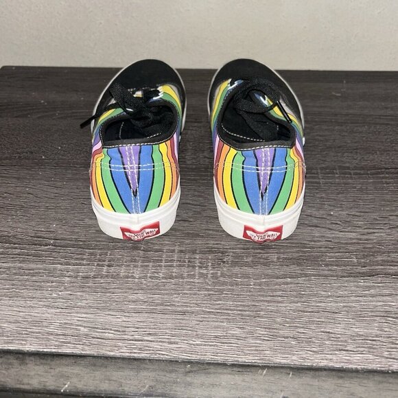 Vans Authentic Refract Rainbow Athletic Skate Sneakers Women’s 7.5 Men’s 6 - Picture 6 of 8
